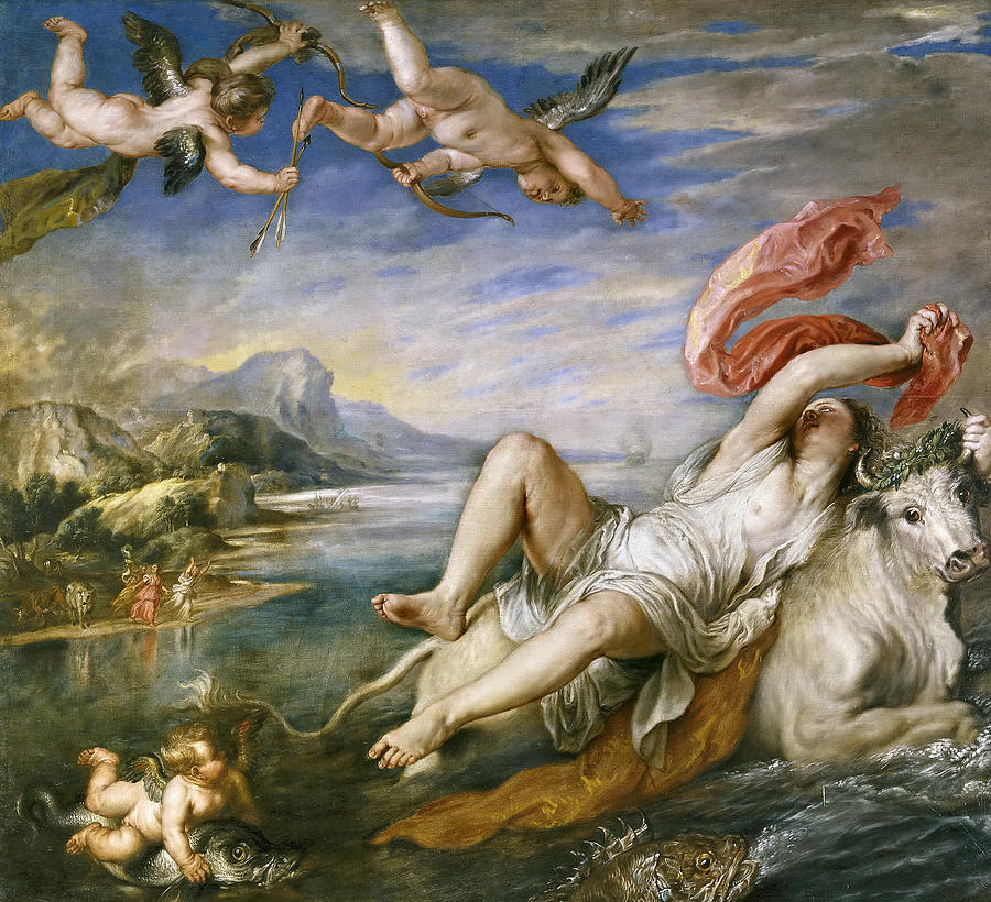 The Rape of Europa Painting by Peter Paul Rubens