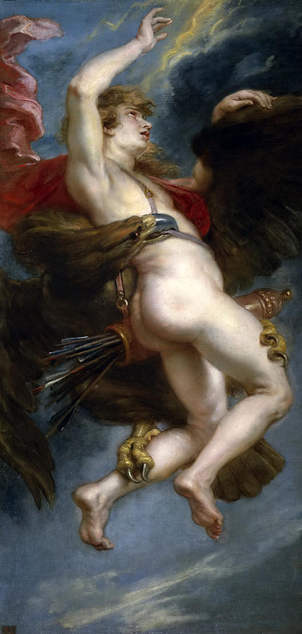 The Rape of Ganymede Painting by Peter Paul Rubens