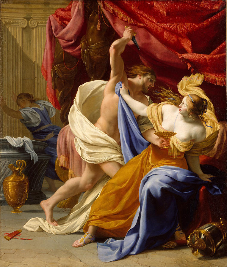 The Rape of Tamar Painting by Eustache Le Sueur