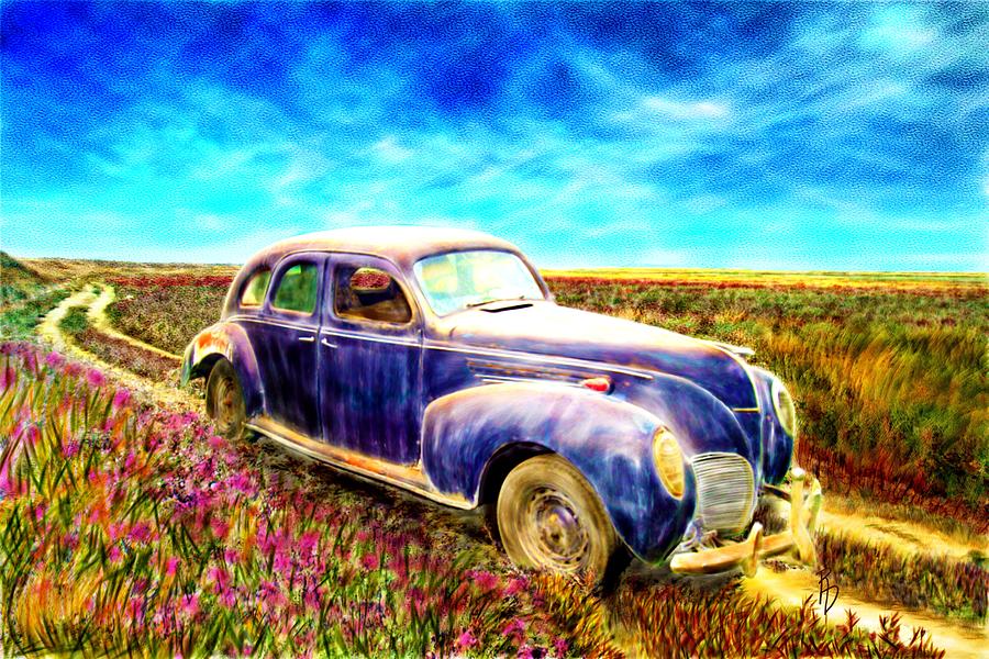 The Rare and Elusive Lincoln Zephyr Digital Art by Ric Darrell