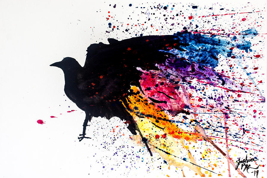 The Raven Painting by Joshua Minso
