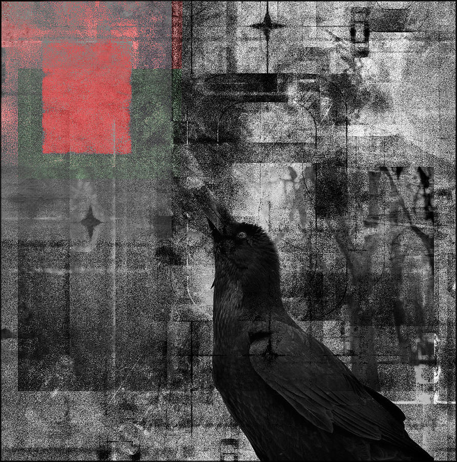 Raven Painting - The Raven - Nevermore by Douglas MooreZart