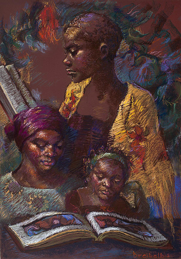 The Readers Painting by Ellen Dreibelbis