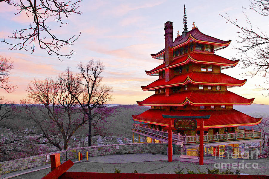 The Reading Pagoda Photograph by Kerry Gergen - Fine Art America