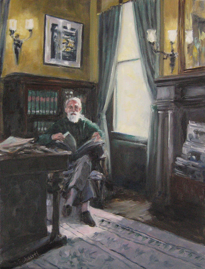 The Reading Room Painting by Connie Schaertl