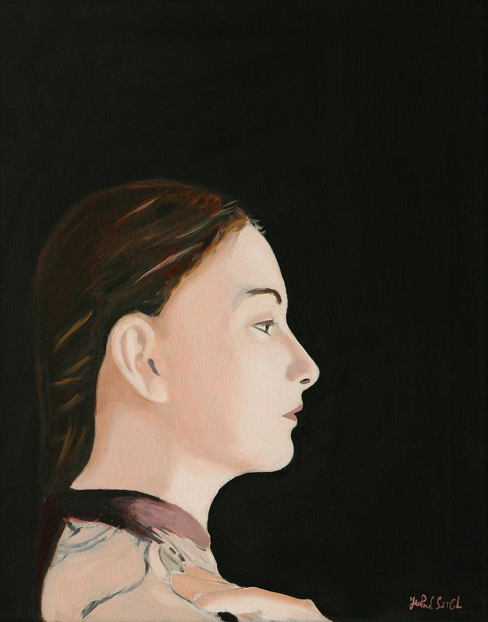 Portrait Painting - The Real One - Depth of Self by Jean-Paul Setlak Portrait Painting - The Real One - Depth of Self by Jean-Paul Setlak