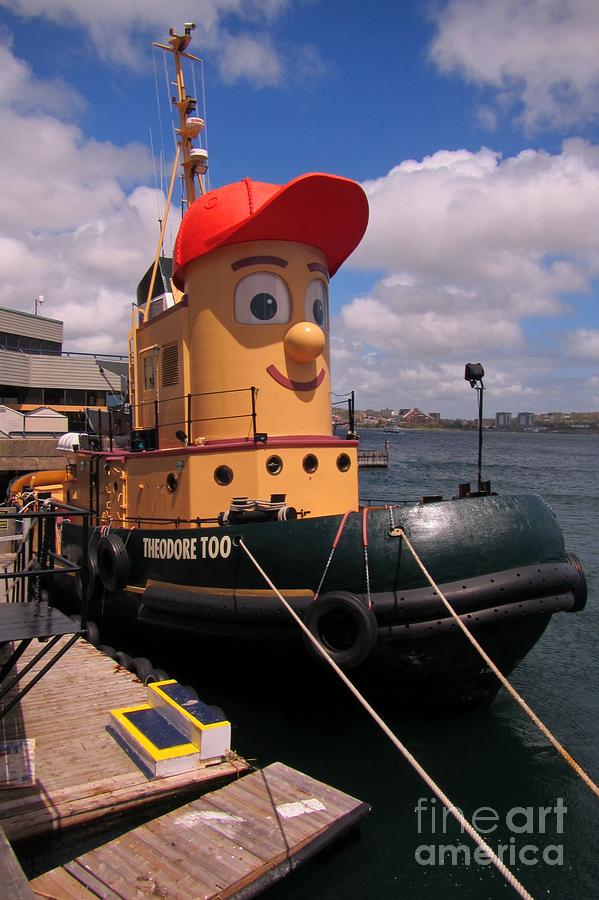 Boat Photograph - The Real Theodore Tug Boat Lives in Halifax by John Malone