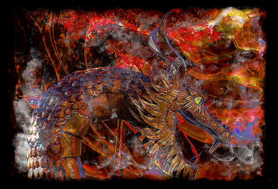 The Realm Of The Golden Dragon Digital Art by Ken Evans - Fine Art America