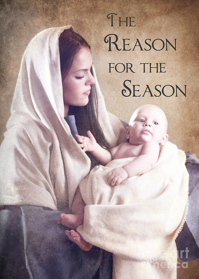 Christmas Photograph - The Reason for the Season by Cindy Singleton