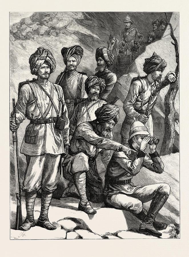 The Rebellion In Afganisthan Drawing by English School