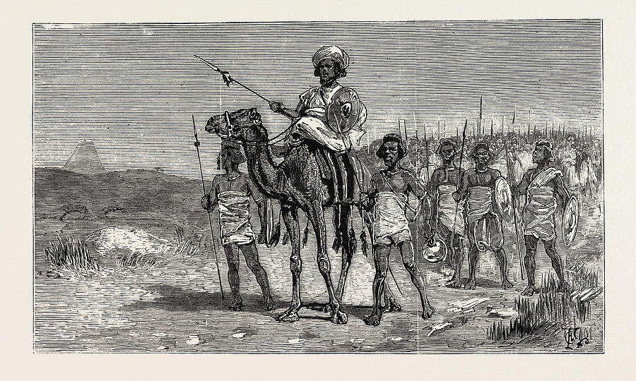 The Rebellion In The Soudan Sudan Osman Digna Marching Drawing by ...