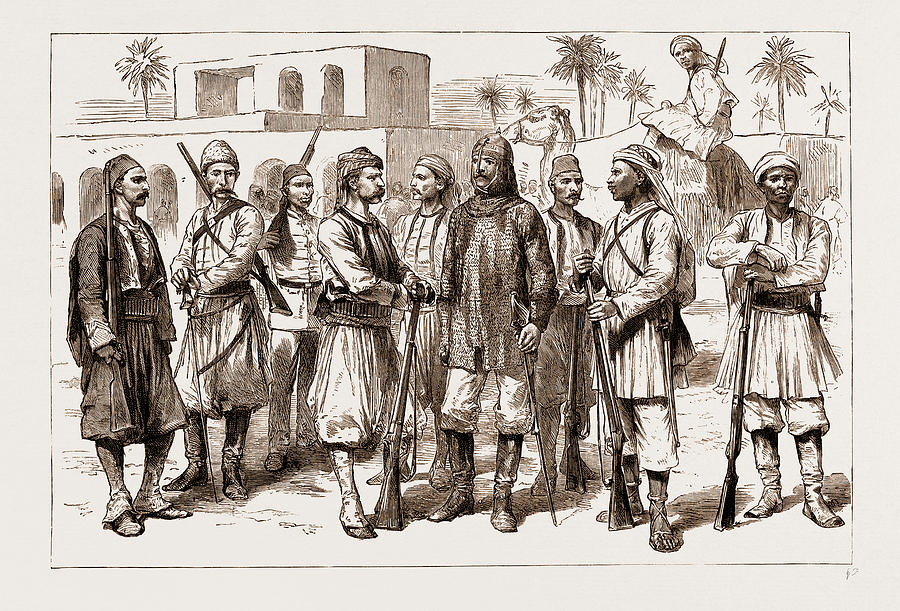 The Rebellion In The Sudan, 1883 Some Types Drawing by Litz Collection