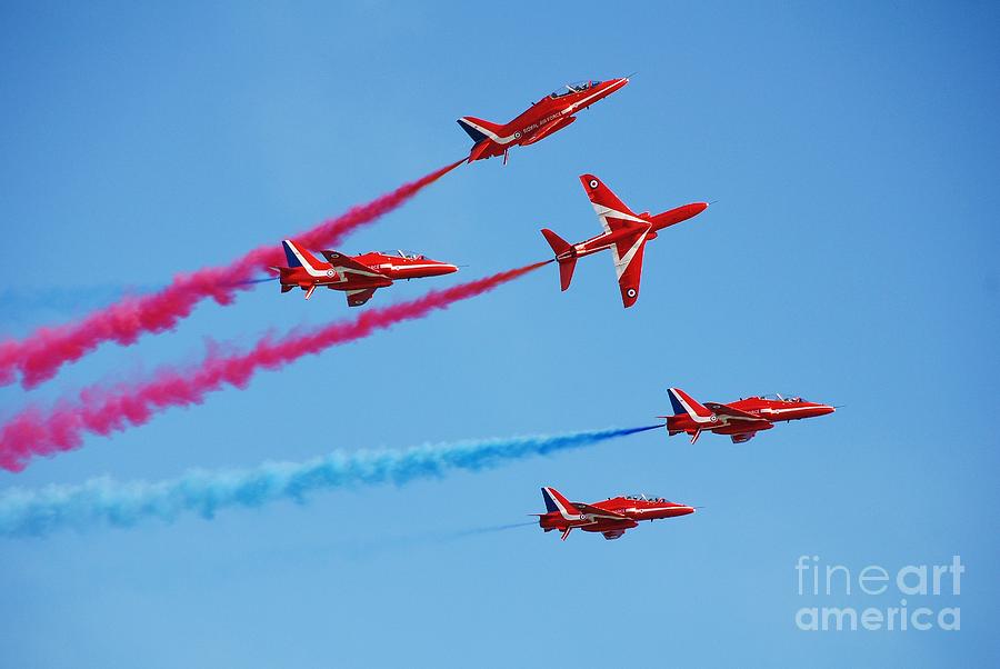 The Red Arrows Photograph by David Fowler