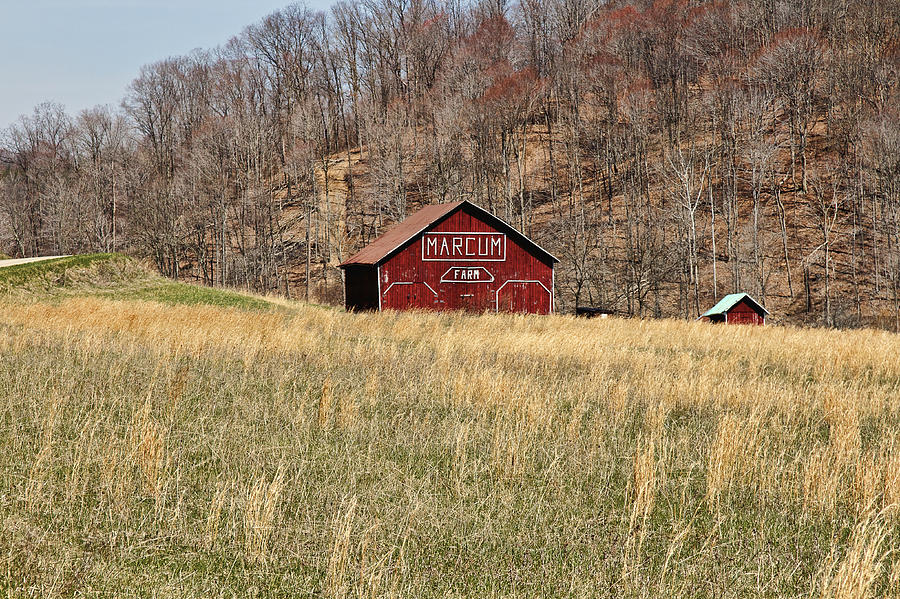 The Red Barn Photograph by Jack R Perry