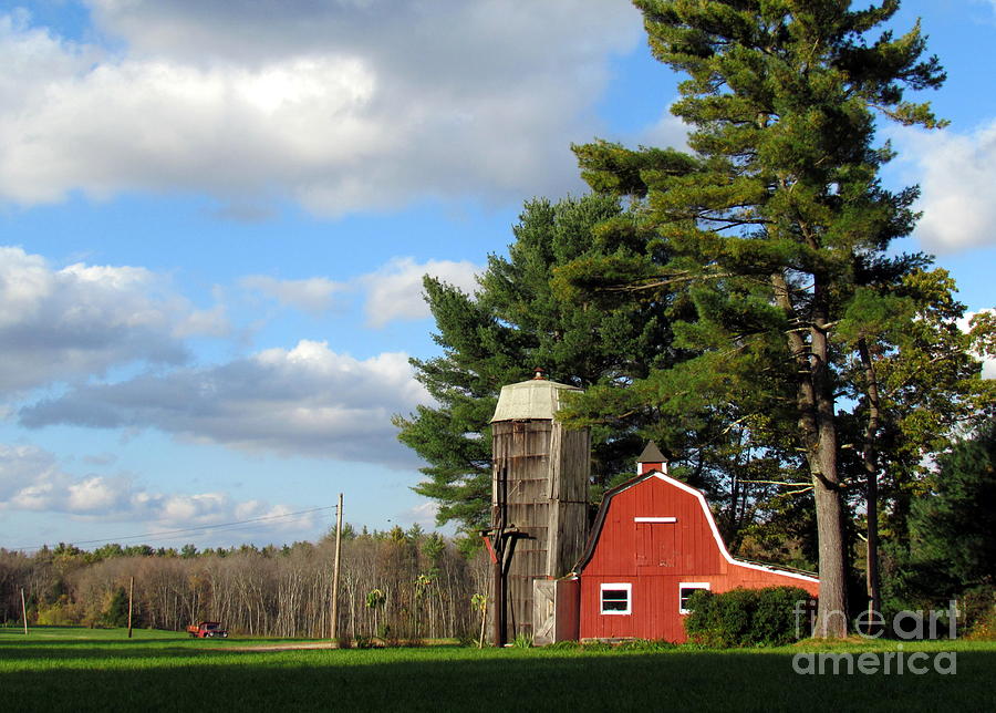 The Red Barn Photograph by Lili Feinstein