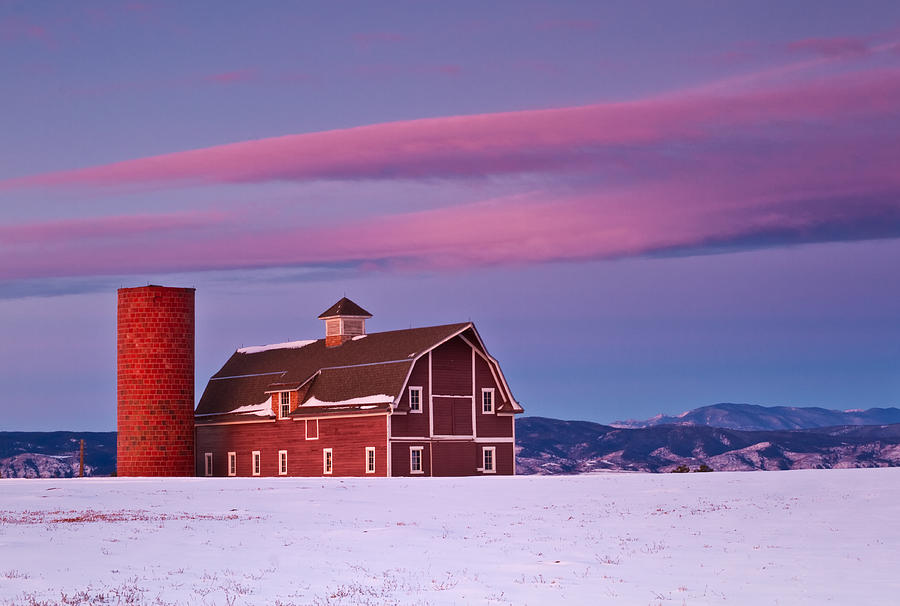The Red Barn Photograph by Ronda Kimbrow