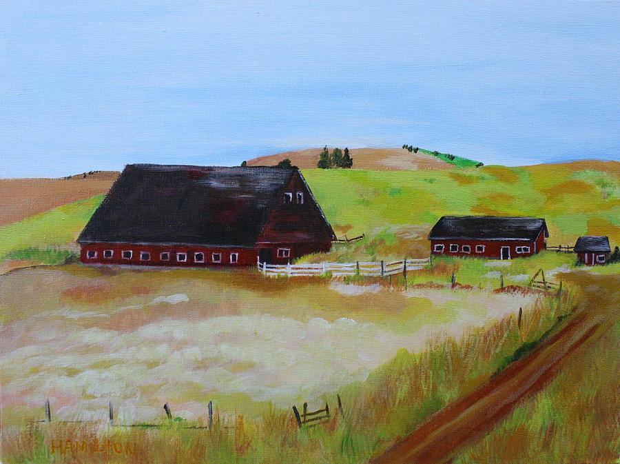 The Red Barn Painting