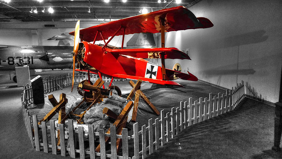 Transportation Photograph - The Red Baron Fokker Dr. I  Ver2 by John Straton