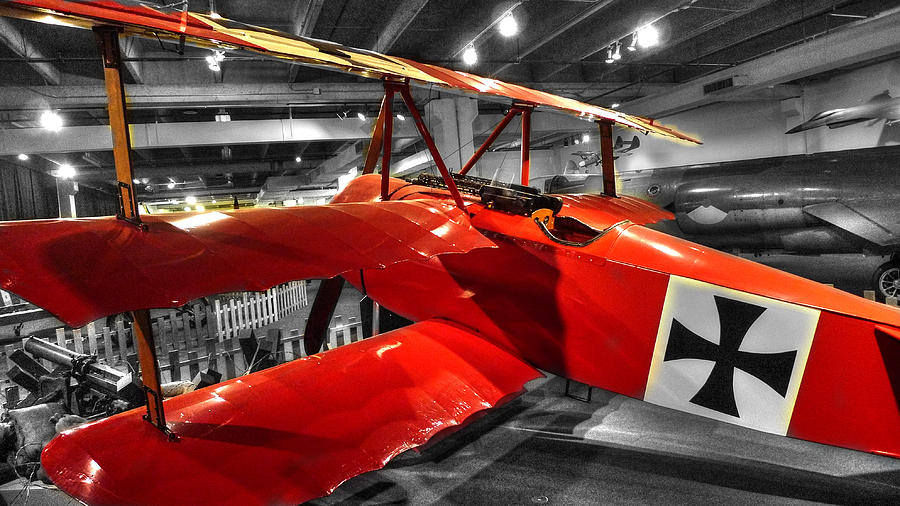 Transportation Photograph - The Red Baron Fokker Dr. I by John Straton