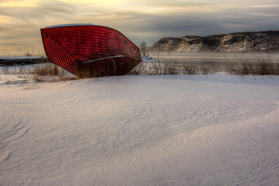 The Red Boat Photograph by Jakub Sisak