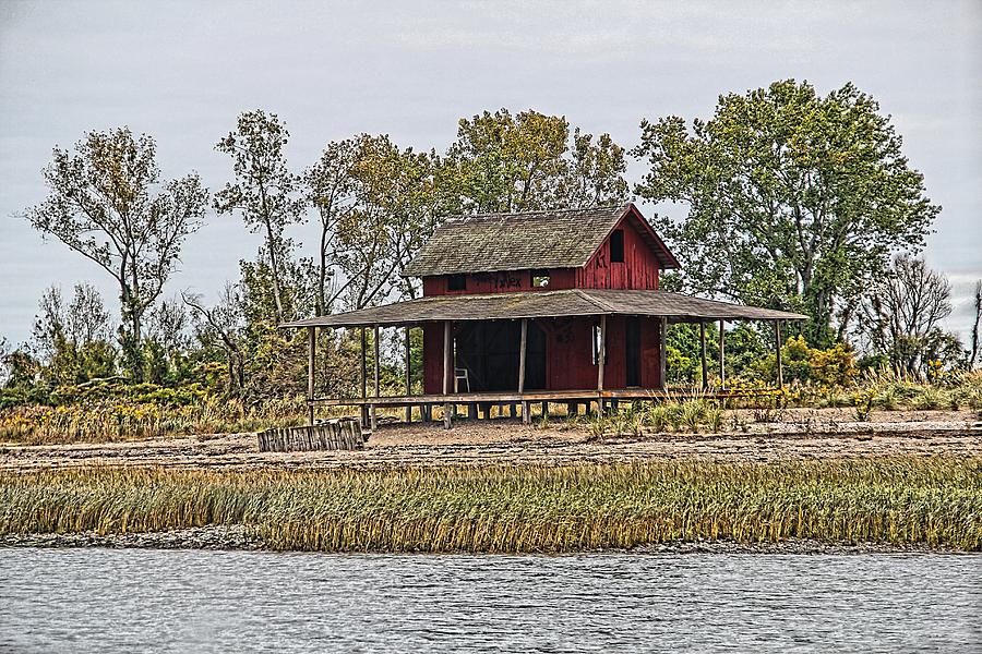 The Red Cottage Of Grass Island Photograph by Andrea Galiffi