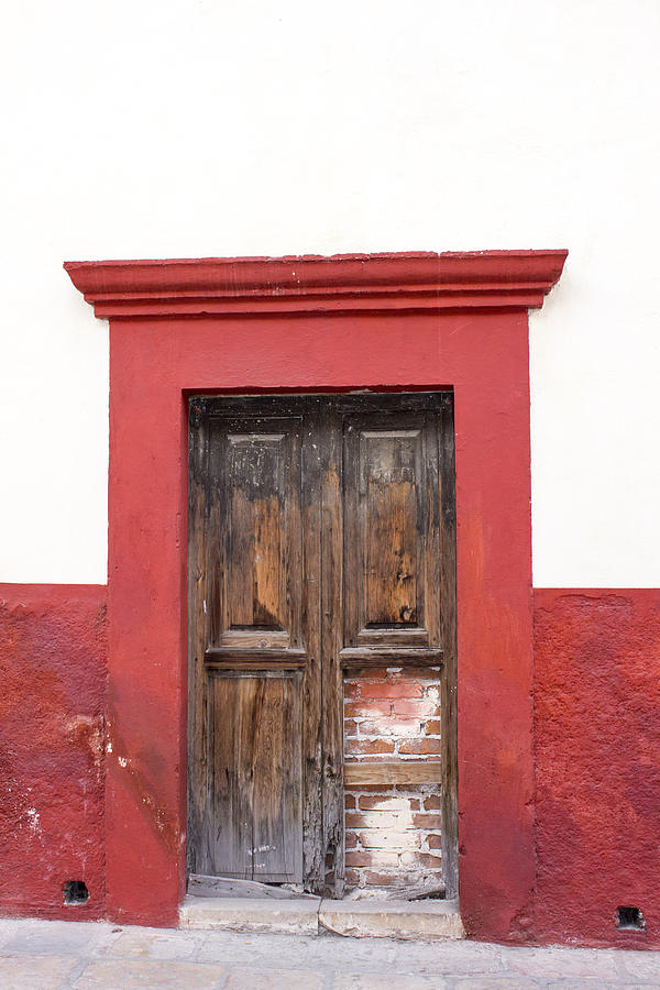 The Red Door Photograph by Cathy Anderson