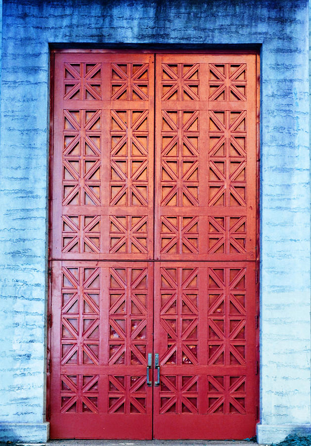 The Red Door Photograph by Holly Blunkall
