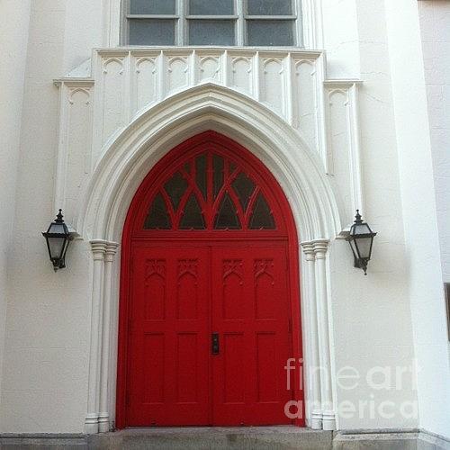 The Red Door Photograph by Nona Kumah