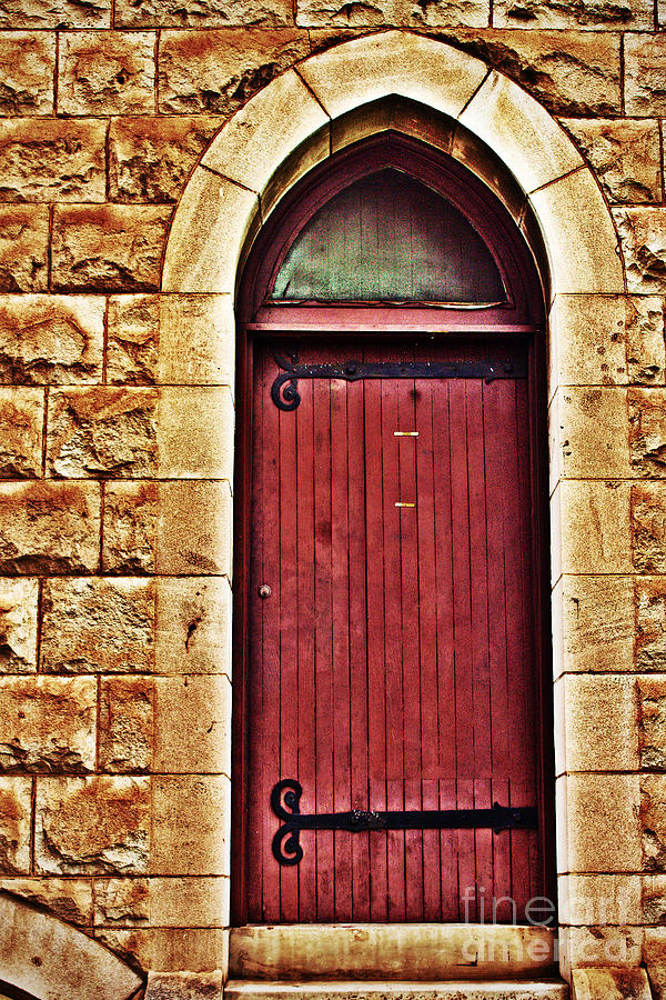 The Red Door Photograph by Paul Topp