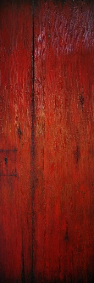 Architecture Painting - The Red Door by Shaleeka 