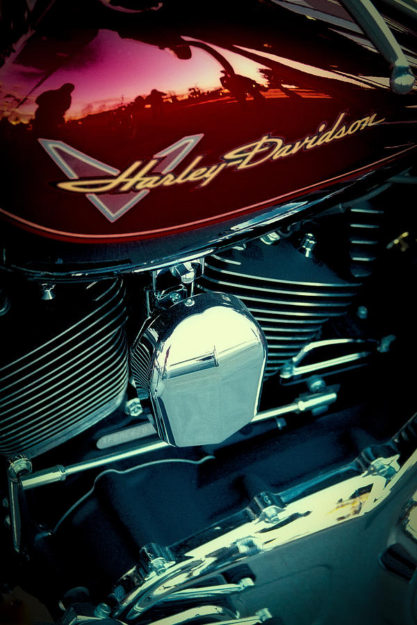 The Red Harley II Photograph by David Patterson