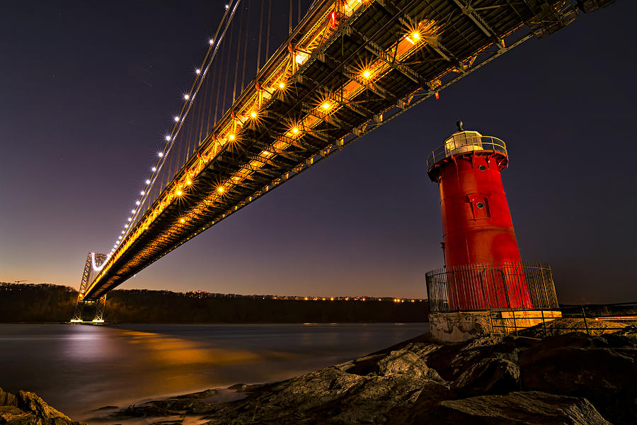 The Red Little Lighthouse Photograph by Eduard Moldoveanu