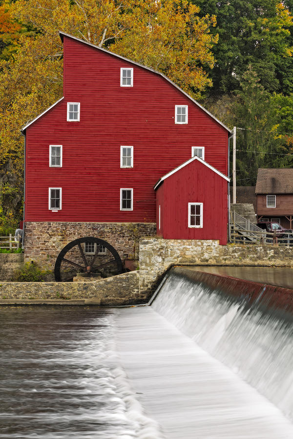 The Red Mill At Clinton Photograph by Susan Candelario