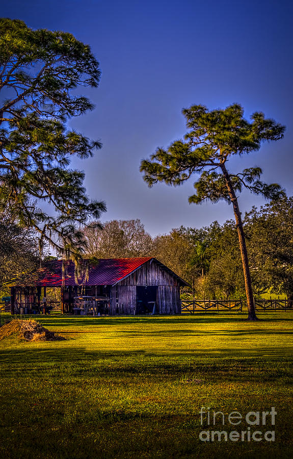 The Red Roof Barn Photograph by Marvin Spates