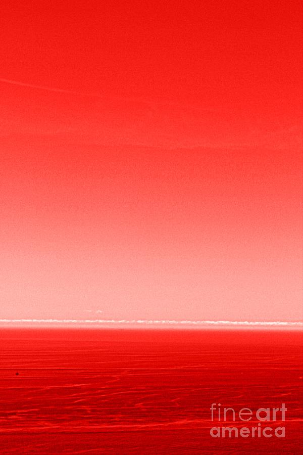 Abstract Photograph - The Red Sea by Clare Bevan