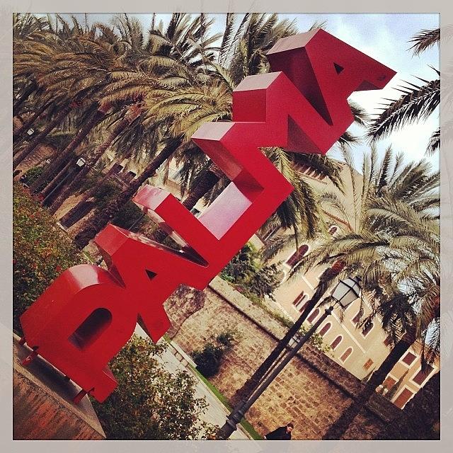 Travel Photograph - The Red Sign - #passionforpalma! by Balearic Discovery