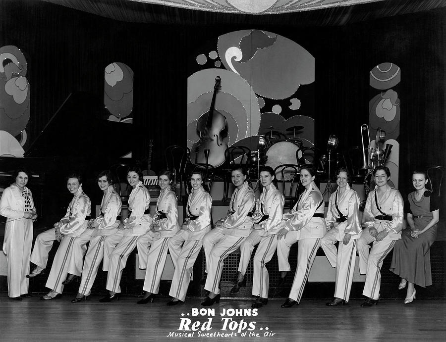 The Red Tops Band Photograph by Underwood Archives