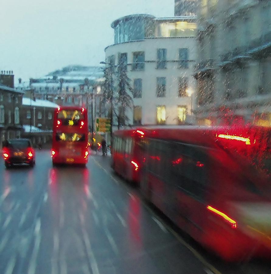The Red Buses of London Photograph by Jan Moore