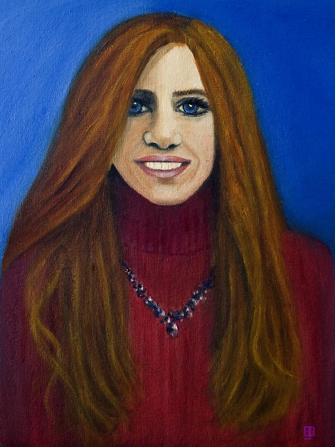 The Redhead - 2014 Painting by Barbara J Blaisdell