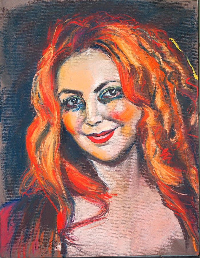 The Redhead Drawing by Marc Lauwers - Fine Art America