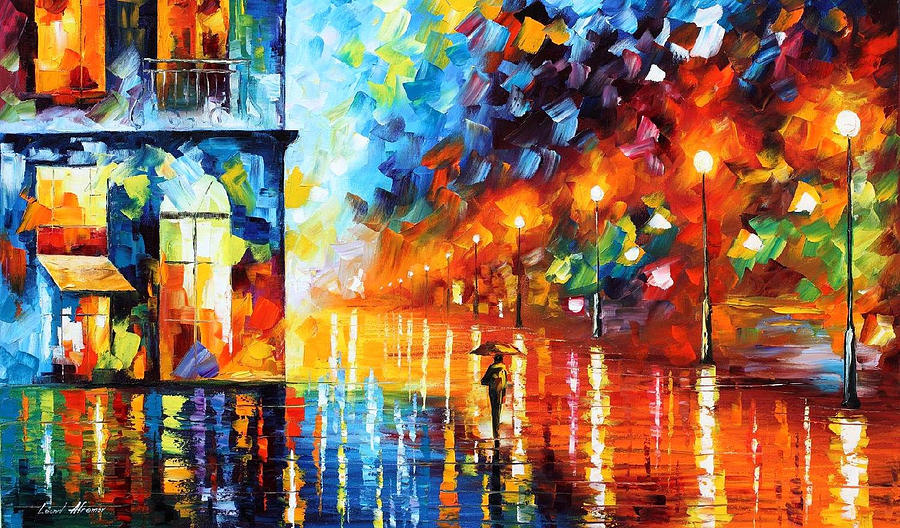 The Redness Of Feelings - PALETTE KNIFE Oil Painting On Canvas By ...