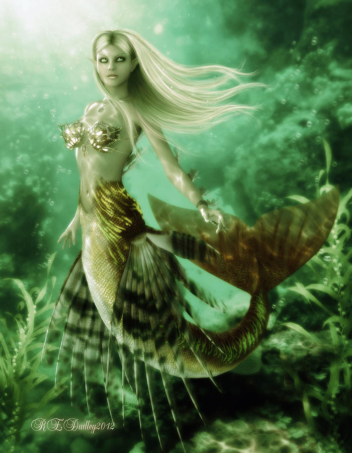 The Reef Siren. is a piece of digital artwork by Raina Hopkins which was up...