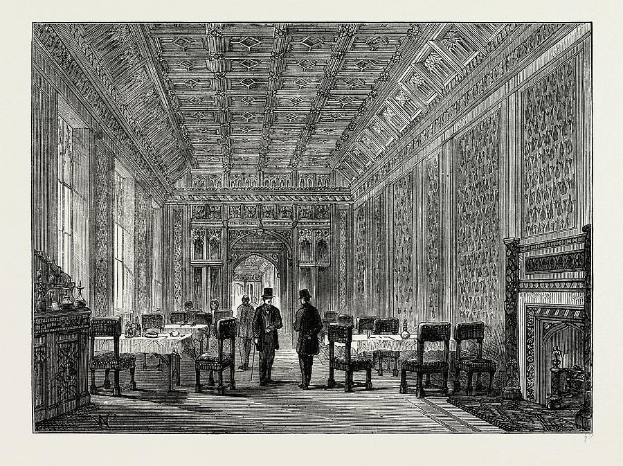 The Refreshment-room Of The House Of Lords Drawing by Litz Collection ...