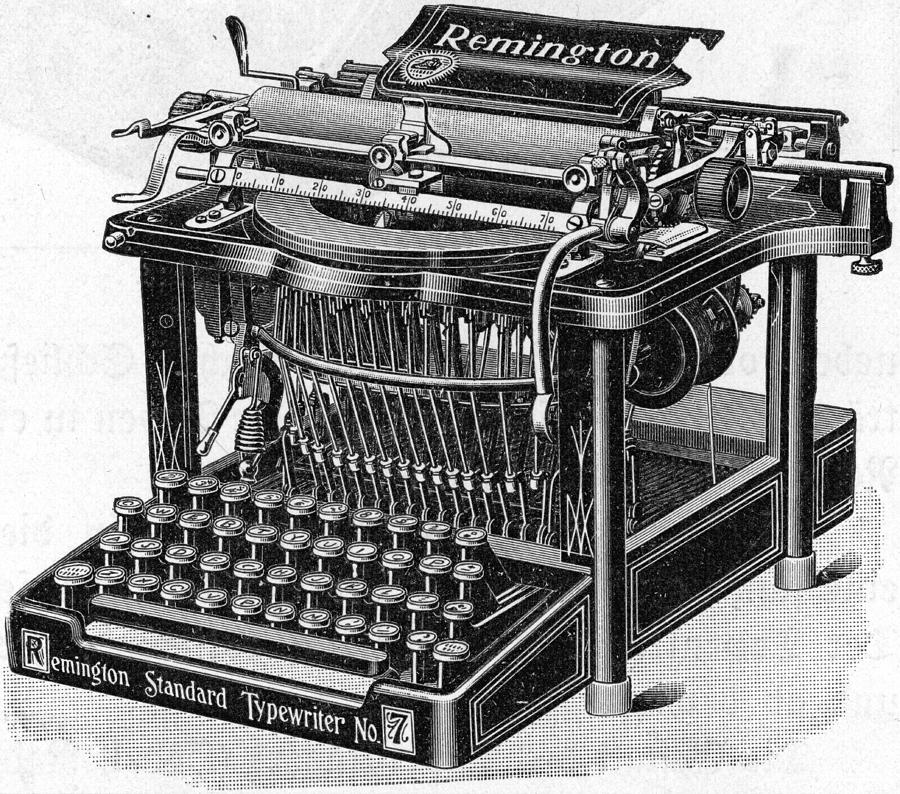 The Remington Standard Typewriter No Drawing by Mary Evans Picture ...