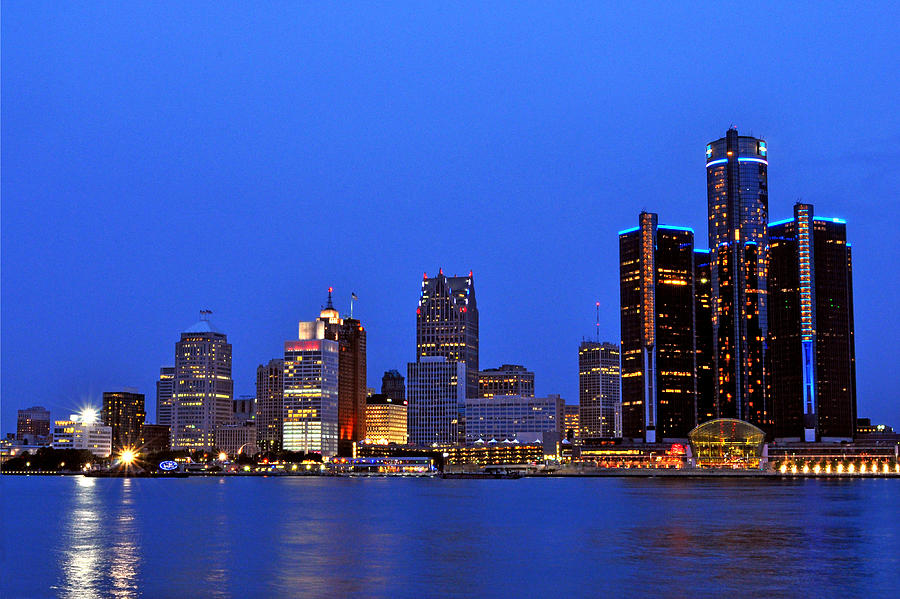 Detroit Skyline Photograph by M Bernardo - Fine Art America