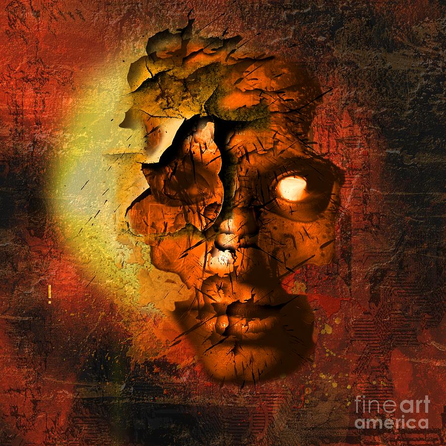 Pattern Digital Art - The Resurrection of Doom by Franziskus Pfleghart