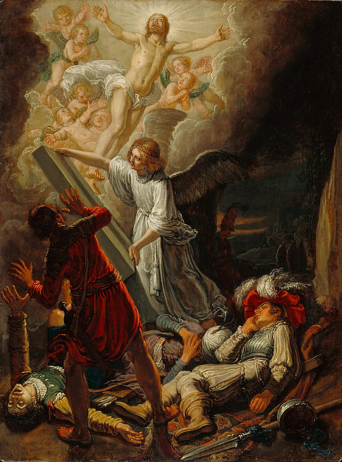 The Resurrection Painting by Pieter Lastman