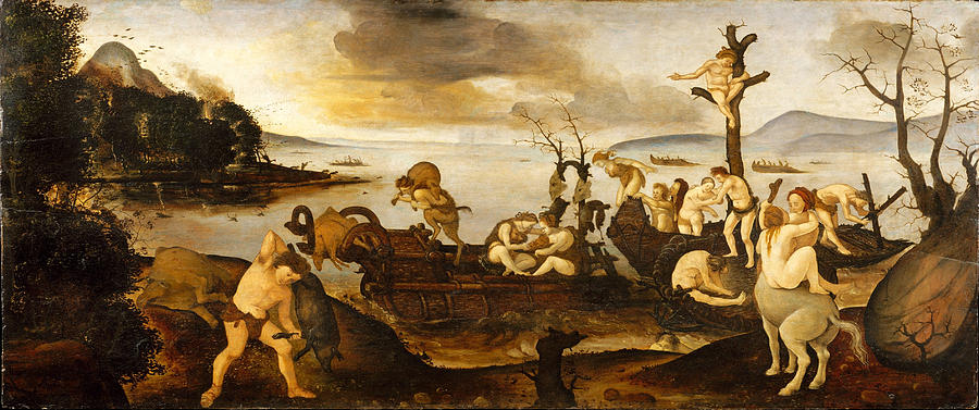 The Return from the Hunt Painting by Piero di Cosimo