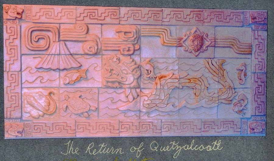 The Return of Quetzalcoatl  Ceramic Art by Charles Lucas