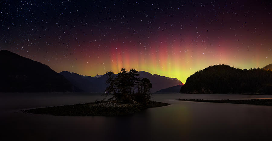 Mountain Photograph - The Return of the Aurora Borealis by Alexis Birkill